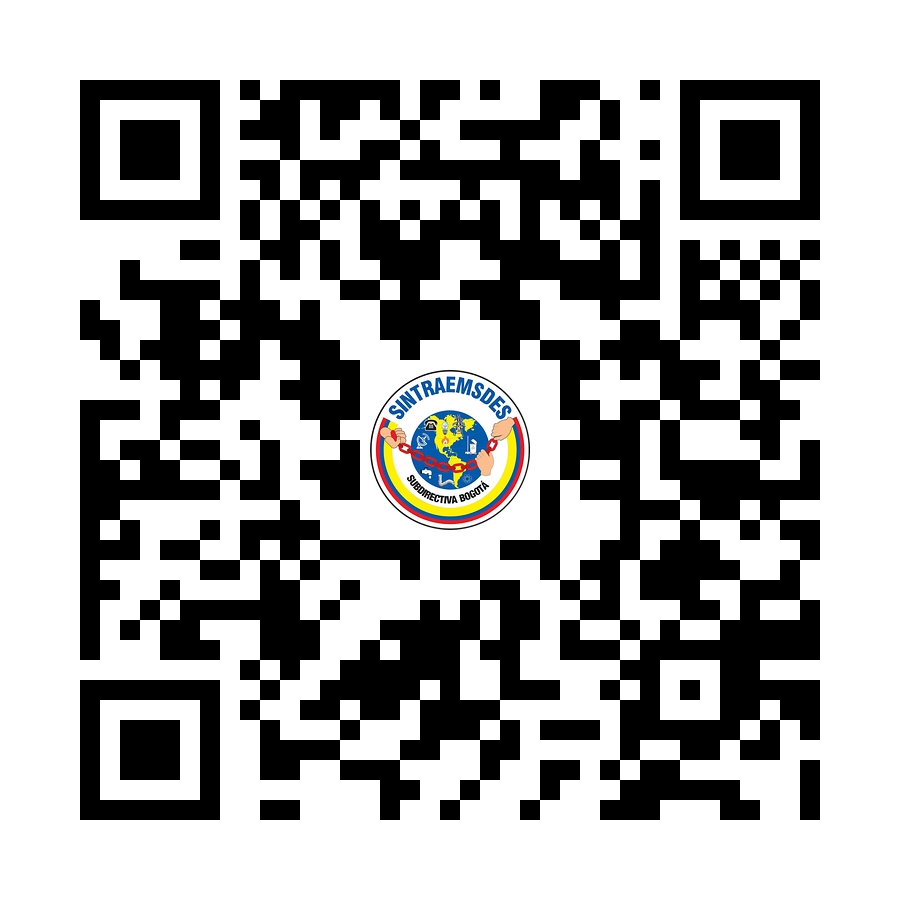 Código QR para escribir al WhatsApp del sindicato
